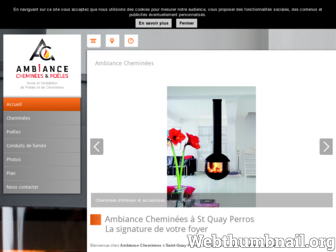 ambiance-cheminees.fr website preview