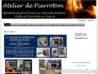 atelier-pierroton.com website preview
