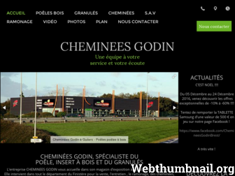 godin-poele-cheminee-brest.fr website preview
