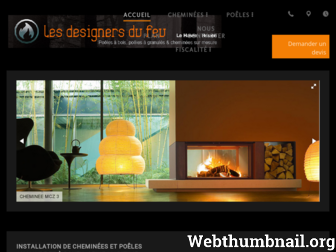 poeles-designer-feu-rouen-havre.fr website preview