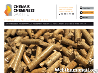 chenais-cheminees.com website preview