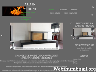 cheminee-vidoni.fr website preview