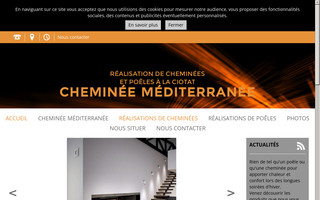 cheminee-mediterranee.fr website preview