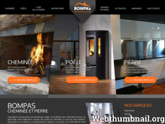 bompas-cheminee.com website preview