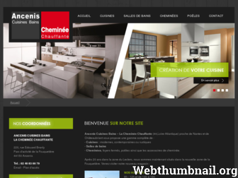 cuisines-cheminees-44.fr website preview