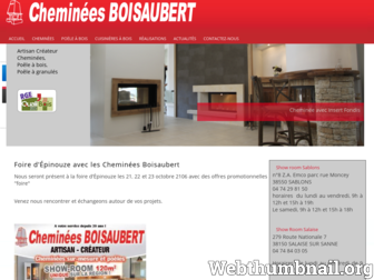 cheminees-boisaubert.fr website preview