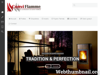 conviflamme.fr website preview