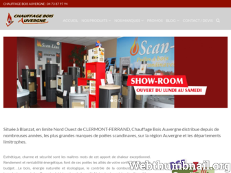 chauffage-bois-auvergne.com website preview