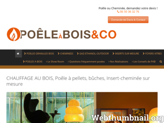 poeleaboisandco.fr website preview