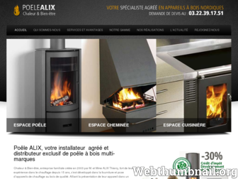 poele-alix.com website preview