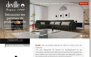 deville.fr website preview