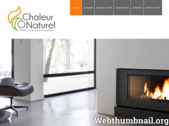 chaleur-o-naturel.fr website preview