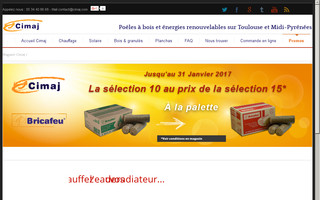 cimaj.fr website preview