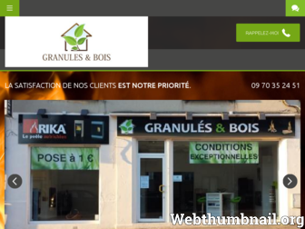 granules-et-bois-77.fr website preview