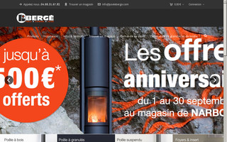 poeleberge.com website preview