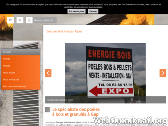 poele-granule-bois-gap.fr website preview