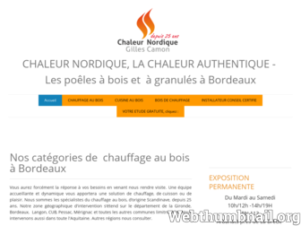 poelebois-chaleurnordique.fr website preview