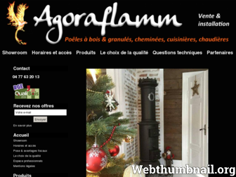 agoraflamm.eu website preview