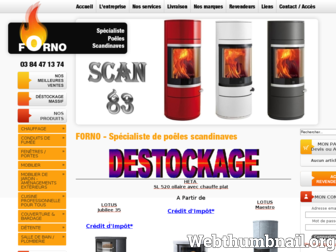 forno.fr website preview