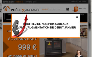 poeleetambiance.com website preview