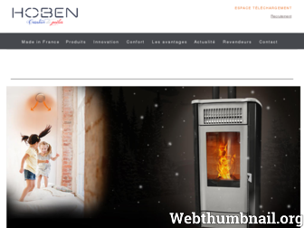 poeles-hoben.fr website preview