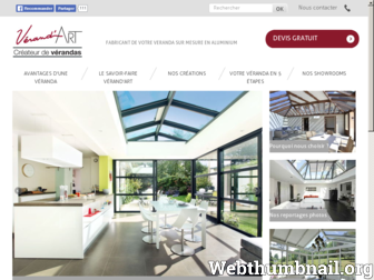 verandart.fr website preview