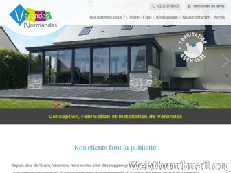 verandasnormandes.fr website preview