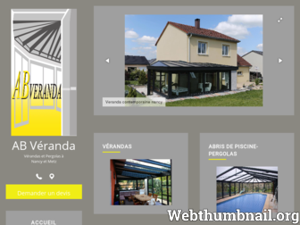 ab-veranda.fr website preview