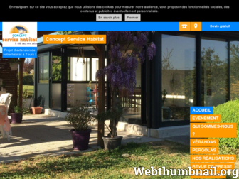 concept-verandas.fr website preview