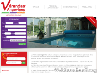 verandasangevines.fr website preview