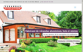 verandas-evolution.fr website preview