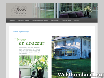 spoto-verandas.fr website preview