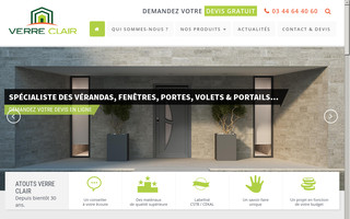 verreclair.fr website preview