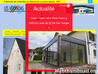 verandas-est.fr website preview