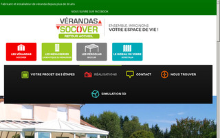 veranda-socover.fr website preview