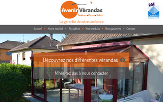 avenir-veranda.fr website preview