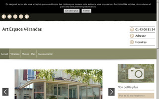 art-espace-verandas.fr website preview