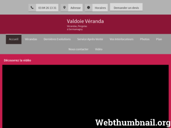 valdoie-veranda.com website preview