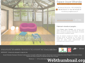 verandas-jouve.fr website preview