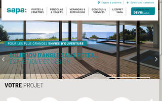 sapa-residentiel.fr website preview