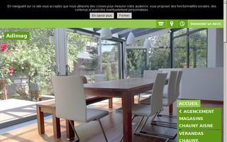 veranda-adimag.fr website preview