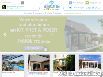 vivonsdehors.com website preview