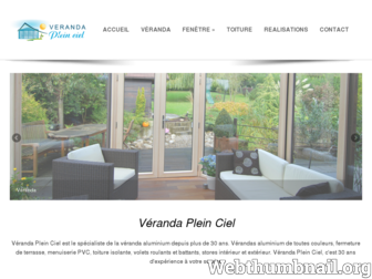 veranda-pleinciel.fr website preview