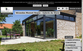 verandas-monnet-royan.fr website preview