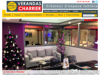verandas-charrier.com website preview