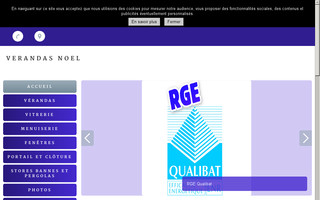 verandas-noel-menuisiers-bouchereau.fr website preview