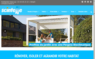 scintelle.fr website preview