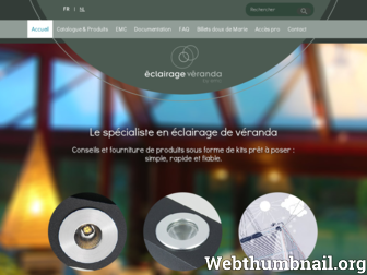 eclairage-veranda.com website preview