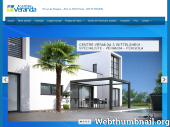 centre-veranda.com website preview