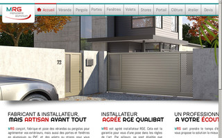 mrg-menuiseriealuminium.fr website preview